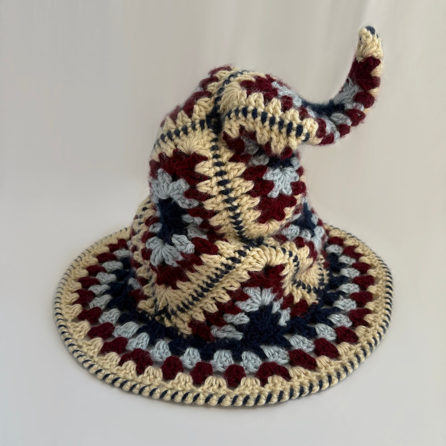 COMMISSION - Crochet "Granny Square" Witch Hat